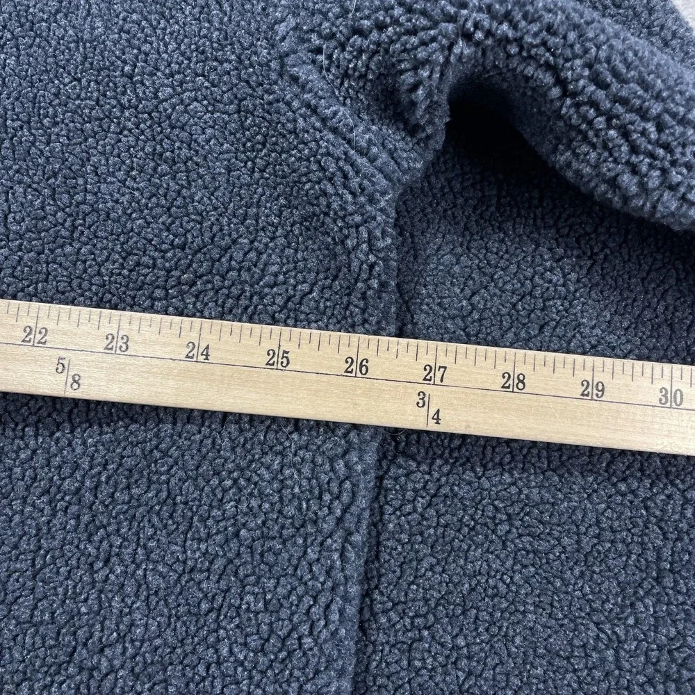 VTG Tommy Hilfiger Sweater Mens Large Blue Fleece V Neck Pullover Heavyweight